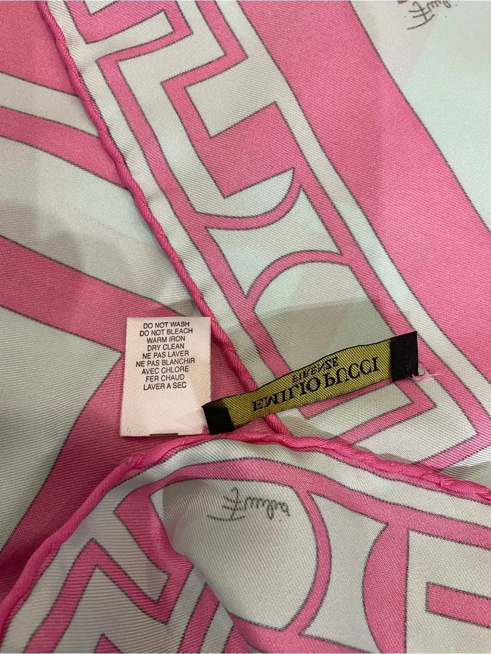 Emilio Pucci pink scarf